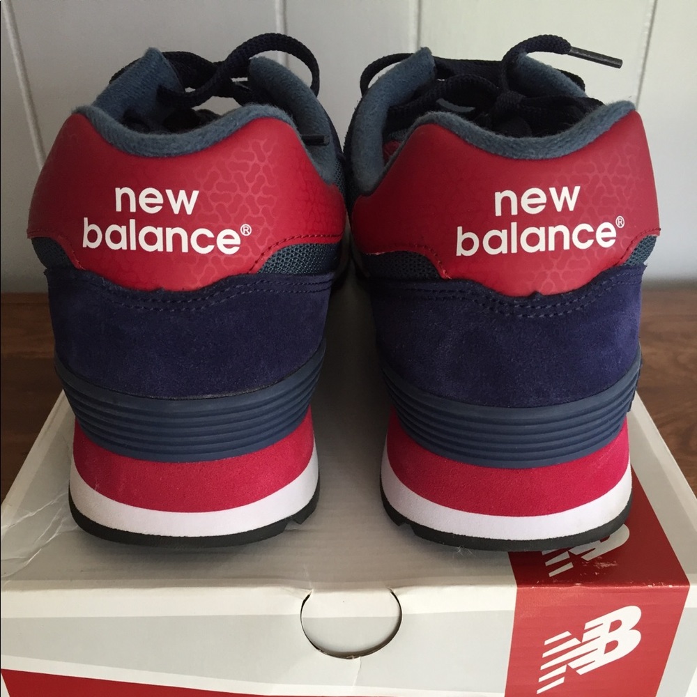 BNWT 😎 New Balance Mens Red White Blue size 12 - Picture 7 of 8